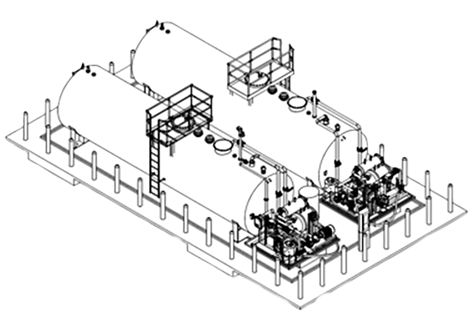 Garsite Above Ground Storage Tank - Diagram