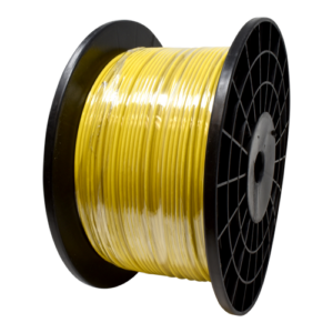 Stainless Steel Ground Cable, Yellow, 1/8", Per Foot