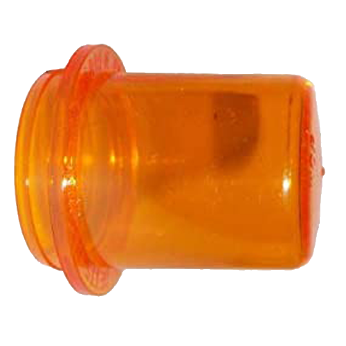 Lens Amber Panel Mount, 20 Series