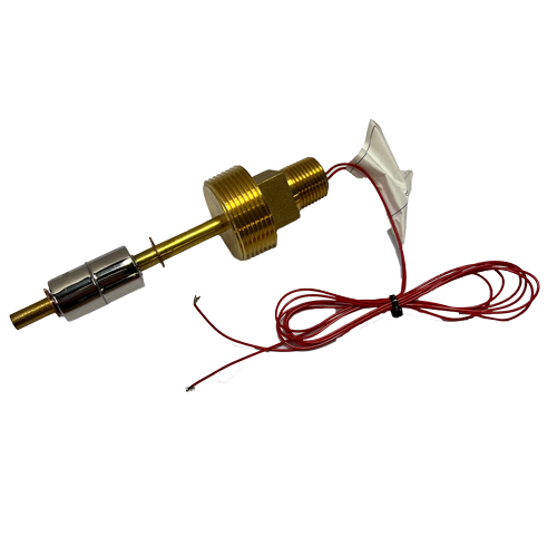 FPI Float Switch, Stainless Float, Brass Stem, 1/2" 2 Wire