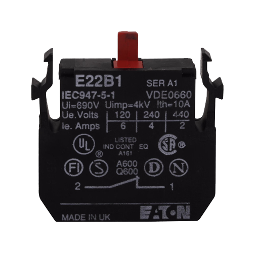 BLOCK CNTC 1NC E22JL2N8C 2SW CARL (RED)