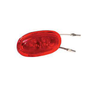 Betts Oval Side LED Marker Light (Red)
