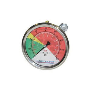 4" Back Mount Pressure Gauge 0-160 PSE